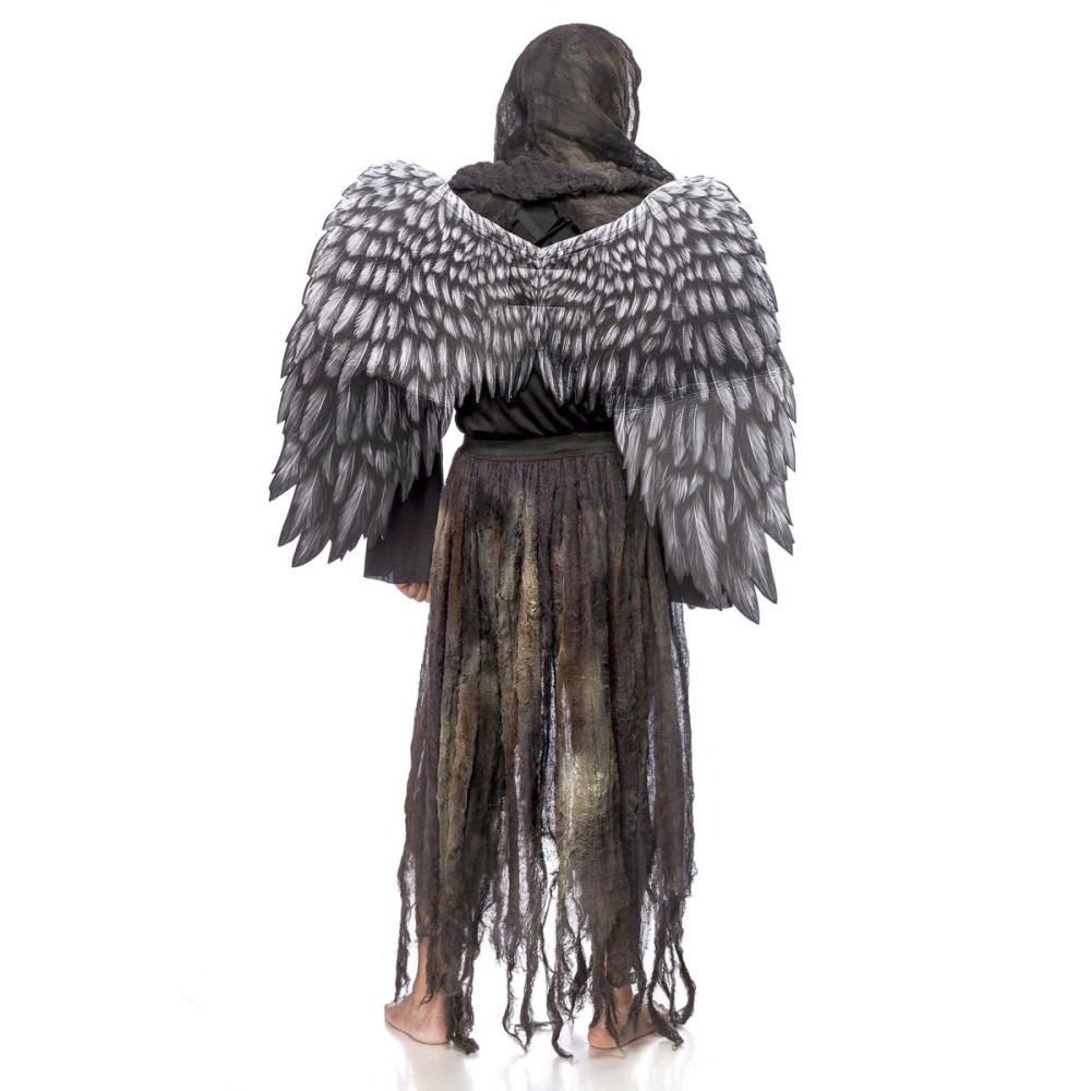 Mask Paradise - Fallen Angel Kostuum - Zwart